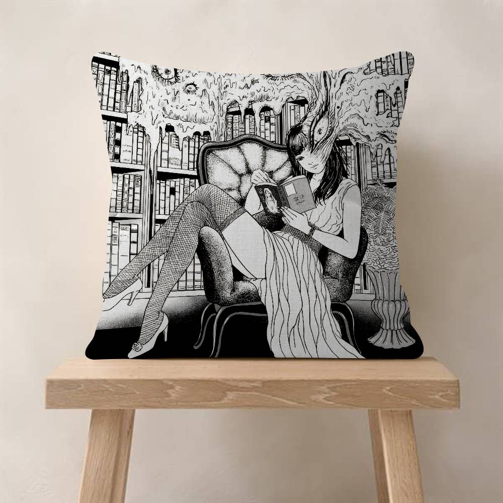 Japan Anime JJunji Horror Ito pillow cover sofa cushion cover home room decoration children gift