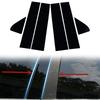 6PCS Black Pillar Posts Window Trim For CHEVY Silverado GMC Sierra 1500 2019-22