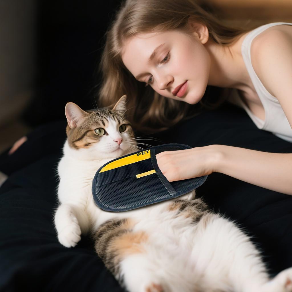 Двусторонняя перчатка для груминга, перчатка для груминга домашних животных, перчатки для груминга домашних животных, универсальные перчатки для груминга, перчатка для расчесывания собак и кошек