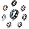 Titanium Steel Men's Fashion Ring - Elegant European and American Style
