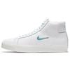 Кроссовки Zoom Blazer Mid Premium Sb 'White Glacier Ice Jewel' повседневные CU5283-100