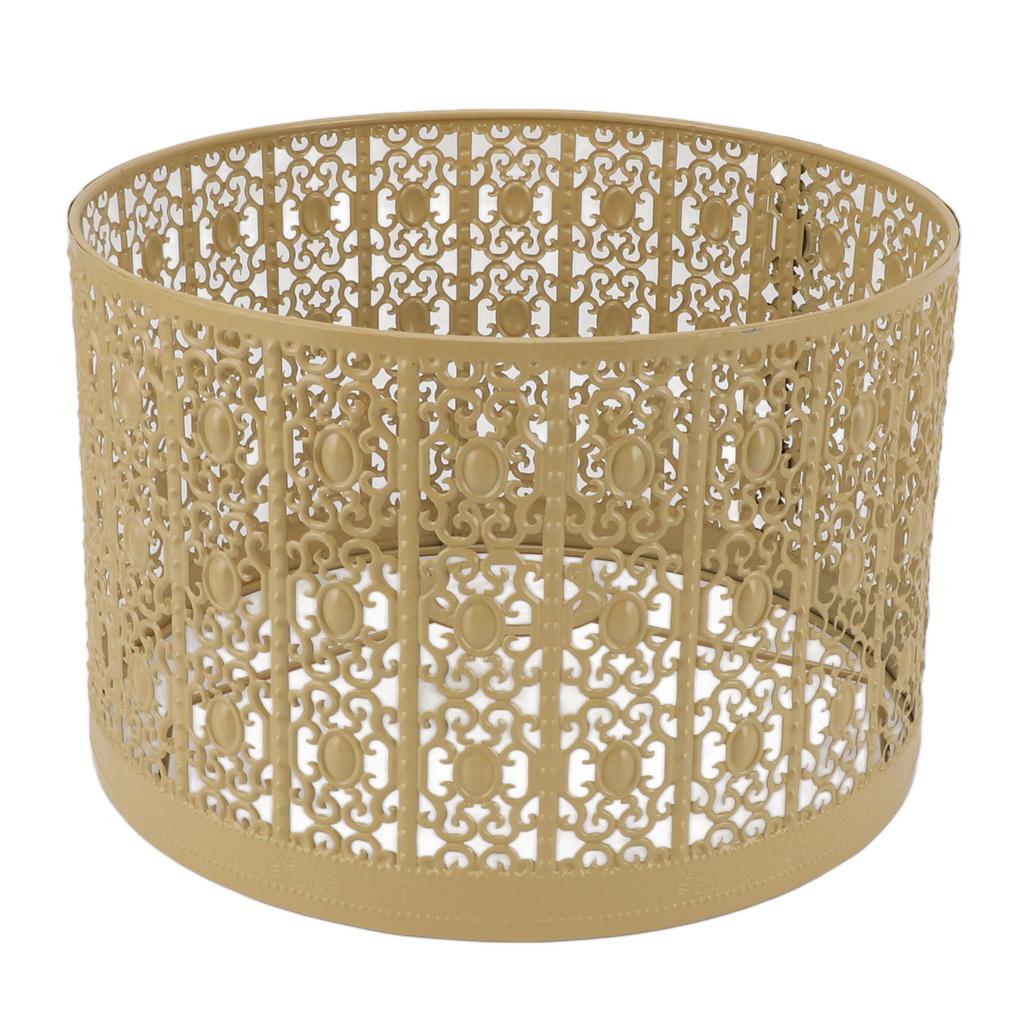 Lamp Shade Hollow Out Metal E27 E14 Clip On Easy Installation Durable Lamp Cover for Table Bedroom