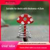 Fishbone Peg Camping Platform: Wooden Board, Mushroom Peg, Spring Tent Peg, Aluminum Alloy, Umbrella-shaped Awning Ground Fixing Peg.