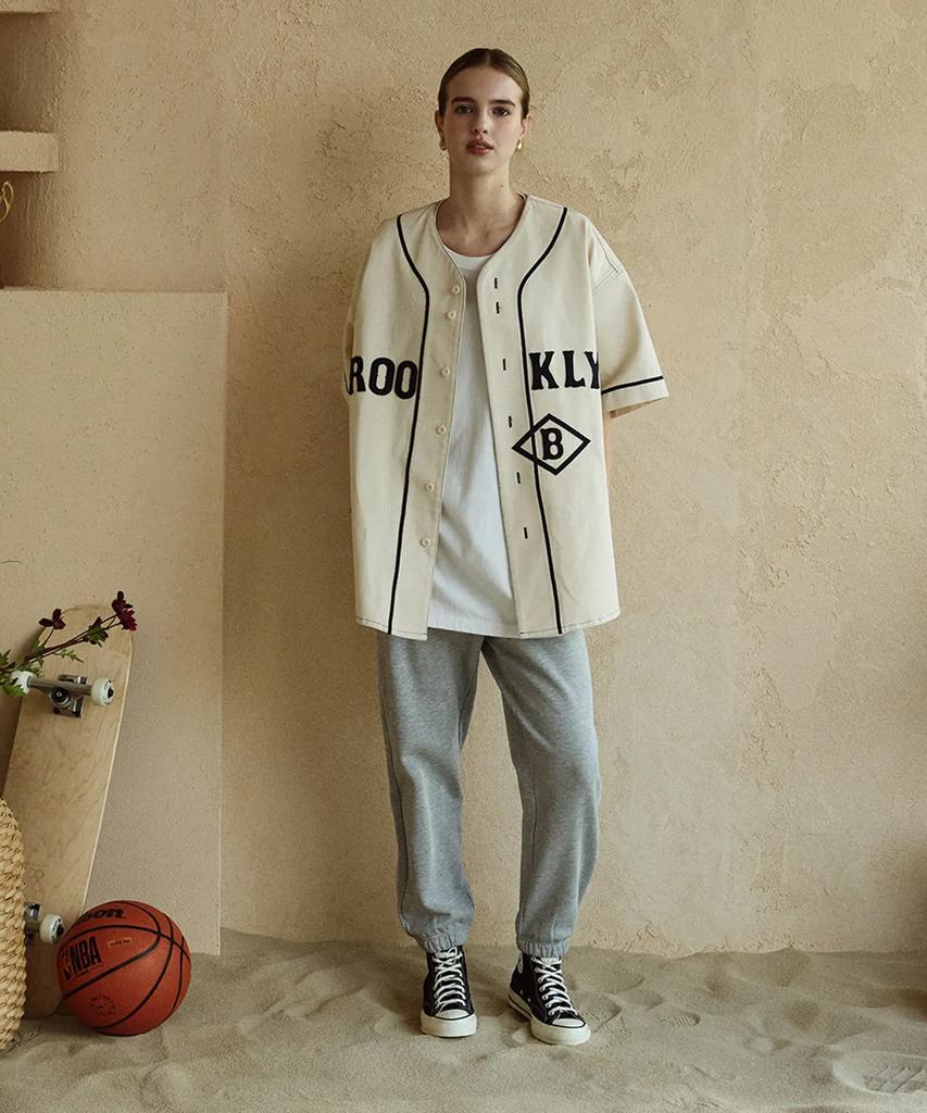 Zerolounge [Premium Japanese Material] Baseball Shirt Jacket Ivory
