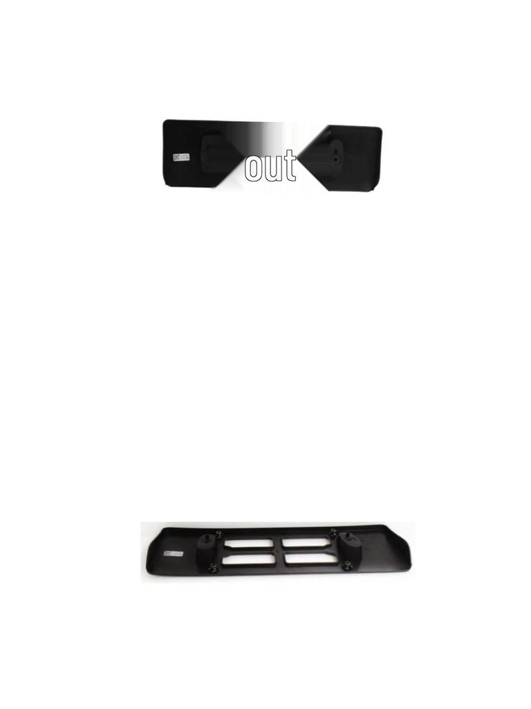 XC90 18-21 Держатель переднего номерного знака