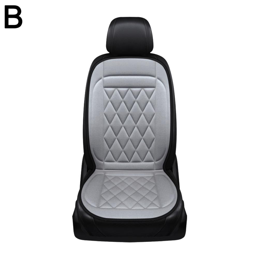 Универсальная автомобильная подушка с подогревом, интеллектуальный быстрый подогрев, 12 В/24 В, зимняя теплая подушка для сиденья автомобиля, чехол для автомобильного сиденья с подогревом