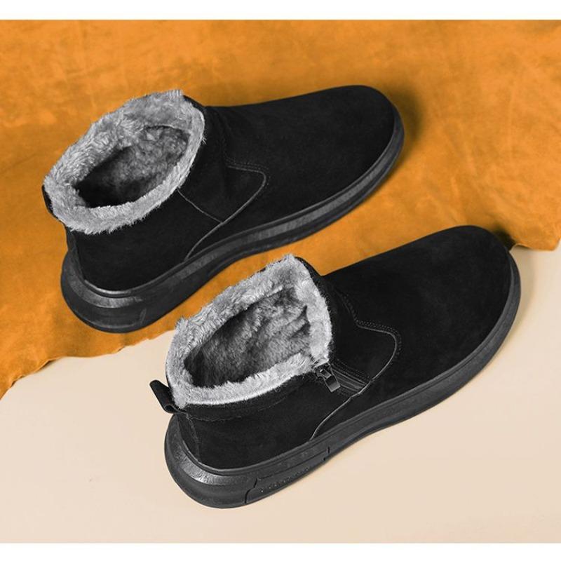 Men's Shoes, Winter Warm Casual Shoes, Comfortable Velvet Casual Shoes, Walking Shoes