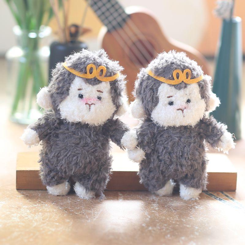 Cute Little Monkey Pendant Plush Toy Doll Big Sage Bag Hanging Ornament Keychain Rag Doll Doll