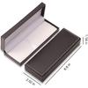 Leather Pen Box Single Case Empty Rectangle Pen Boxes for Fountain and Ballpoint Pens Display Organizer Storage Case for Men and Women Business