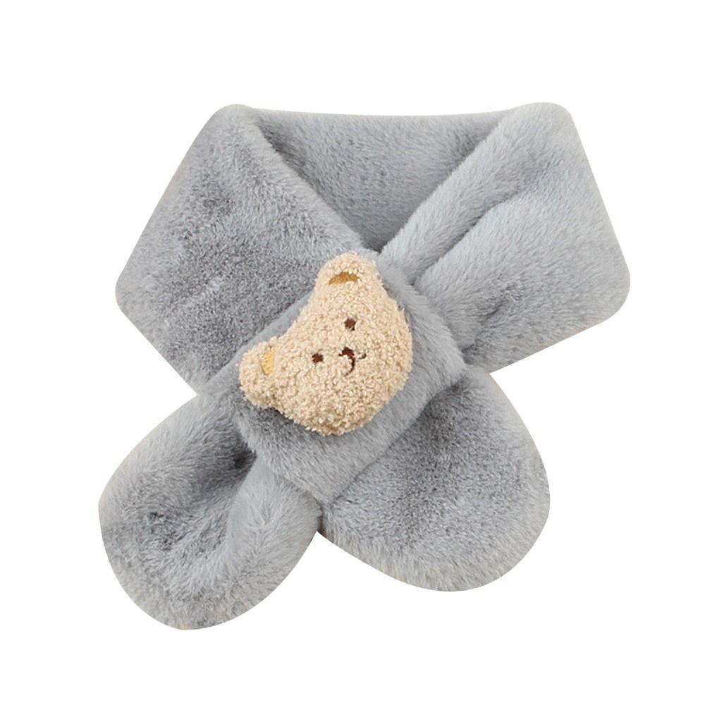 Thick Kids Winter Scarf Plush Plush Scarf Fashion Baby Shawls Baby Boys Girls