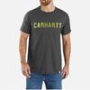 carhartt 105203 Pospit Block Logo Mw Футболка с коротким рукавом Carbon 93678 93678