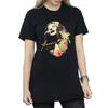 Janis Joplin Womens/Ladies Floral Pattern Cotton Boyfriend T-Shirt