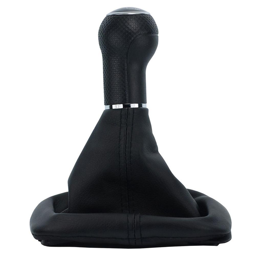12mm for Volkswagen VW Golf 4 IV MK4 GTI R32 Bora Jetta 5 Speed Black Frame Gear Shift Knob Lever Gaiter Boot 1999-2004
