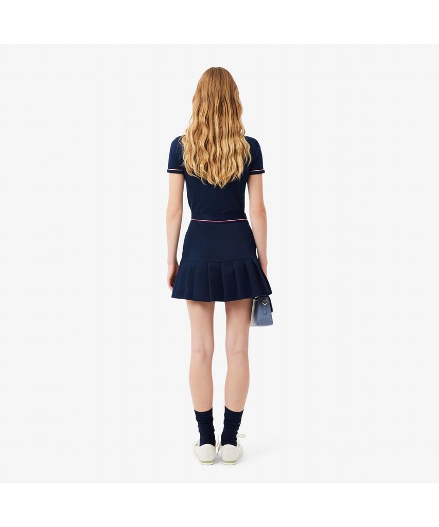 LACOSTE Женская мини-юбка в складку с логотипом на поясе Jf5323-55N 166