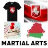 Belarus MMA Kick Boxing UFC Muay Thai Knight Cavalry Sword T-Shirt Graphic Retro Vintage 3D Print Men Women Unisex Short Sleeve Round Neck