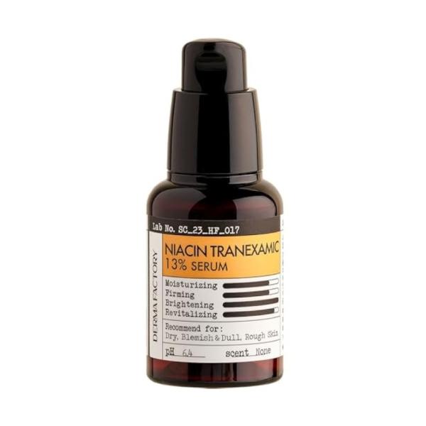 DERMA FACTORY Ниацин Транексамовая 13% сыворотка 30 мл
