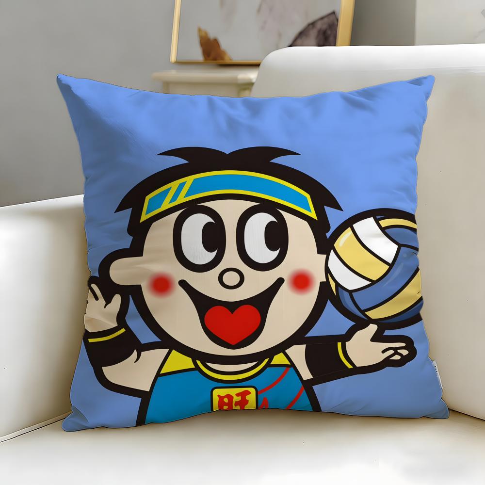 popular snack brand Wangzai Cushion Cover Soft EasyWash Pillow Case Versatile for Couch Bed Travel and Office