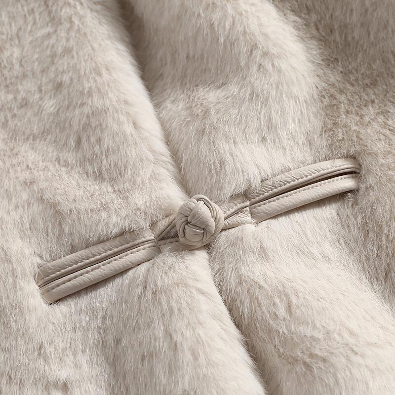 Шету Пальто из гранулированного флиса в новом китайском стиле