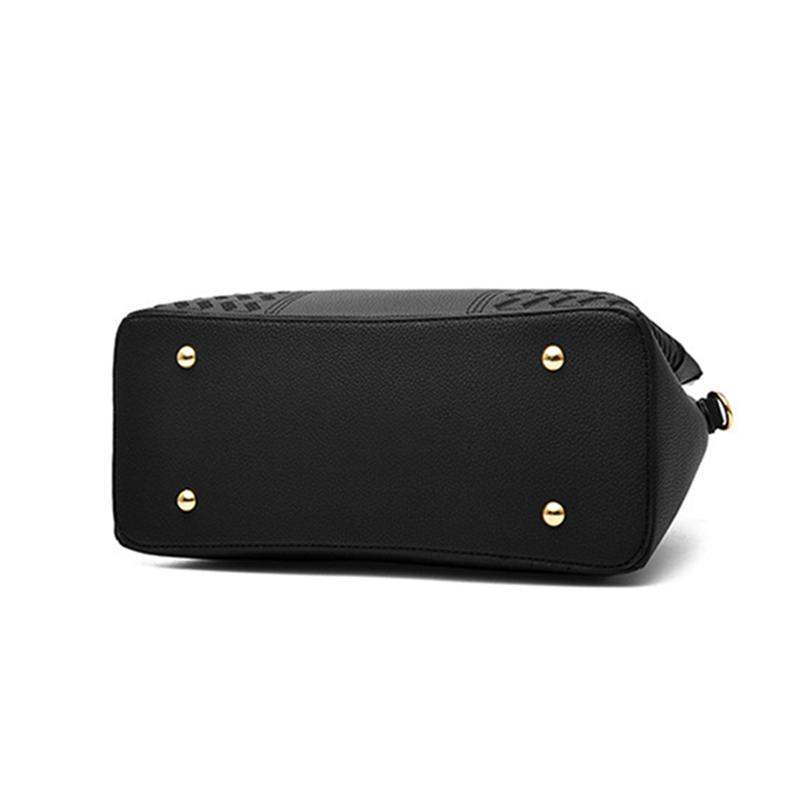 Новая однотонная вышитая сумка через плечо Простая и ретро-сумка Модная роскошная сумка через плечо с несколькими портами