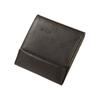 Thin Wallet Leather Thin Wallet Made In Japan Chocolate X Beige [Abrasas] Men's Women's