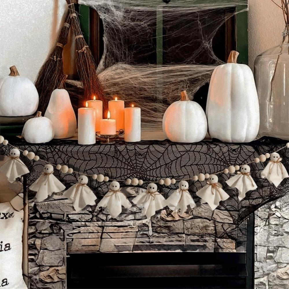 Cute 84 inch Halloween Spooky Pentant Reusable Long Hanging Ghost String DIY Hallowee Hanging Decoration Festival