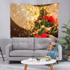 Tapestry Christmas Tree Background Hanging Cloth Party Bedroom Living Room Bedside Decoration Wall Tapestry