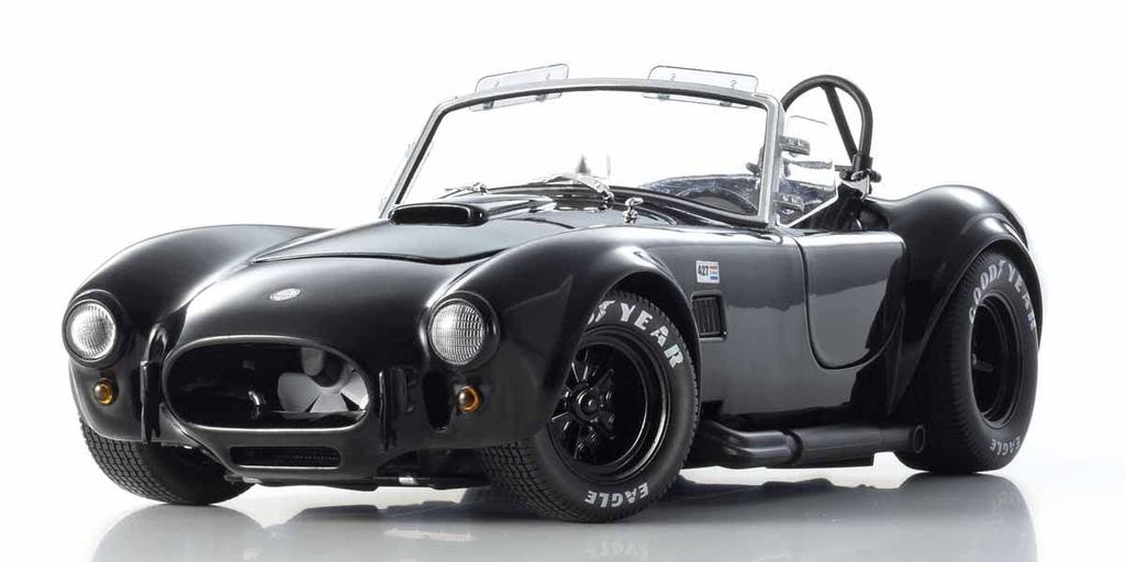 Kyosho Original Shelby Cobra 427 Black Finished Product KS08047BK 1/18 S/C