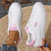 Fashion Women's Casual Sport Shoes 2025 Spring Autumn New Style Versatile Fashionable Student Academic Style Flat Shoes Rubber