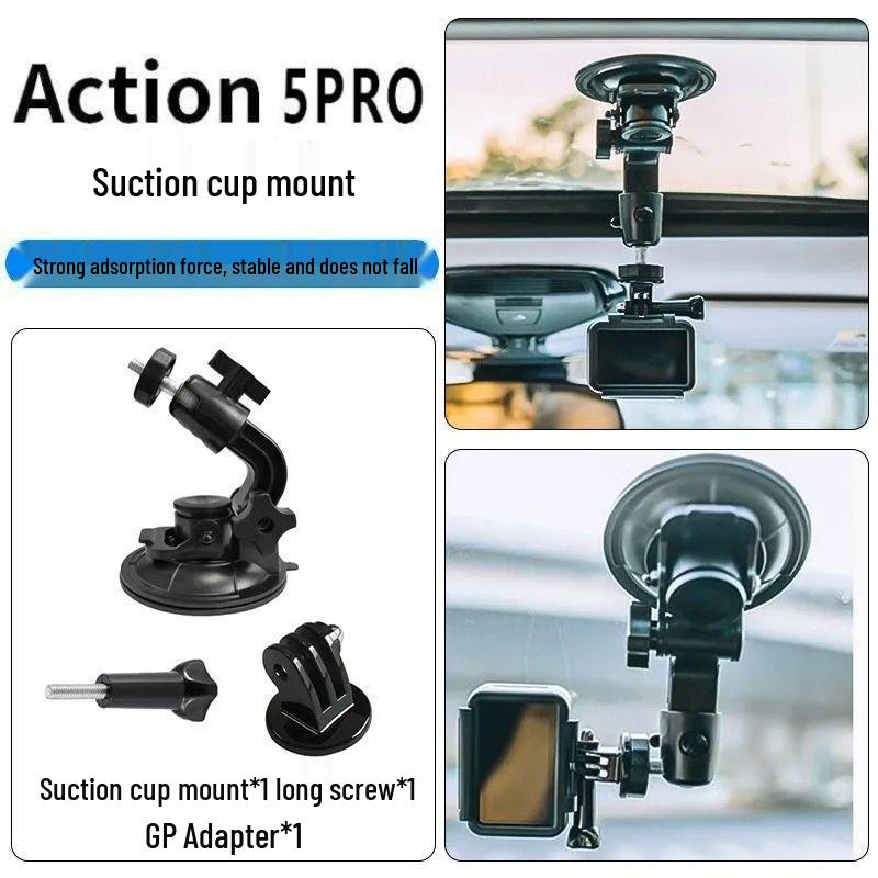 Аксессуары для камеры DJI Action5Pro/43: Нагрудный ремень, Повязка на голову, Клипса для рюкзака, Закаленное стекло, Ремешок для шлема