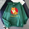 Kawaii толстовки с капюшоном Shiba Inu Mom с принтом для женщин/мужчин, зимние повседневные удобные пуловеры с длинными рукавами и капюшоном