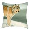 Wild Wolf Pillowcase Office Living Room Car Ornaments Home Pillowcase