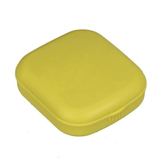 Модный унисекс портативный карманный для мужчин и женщин дорожный зеркальце мини-держатель для переноски комплект футляр для контактных линз