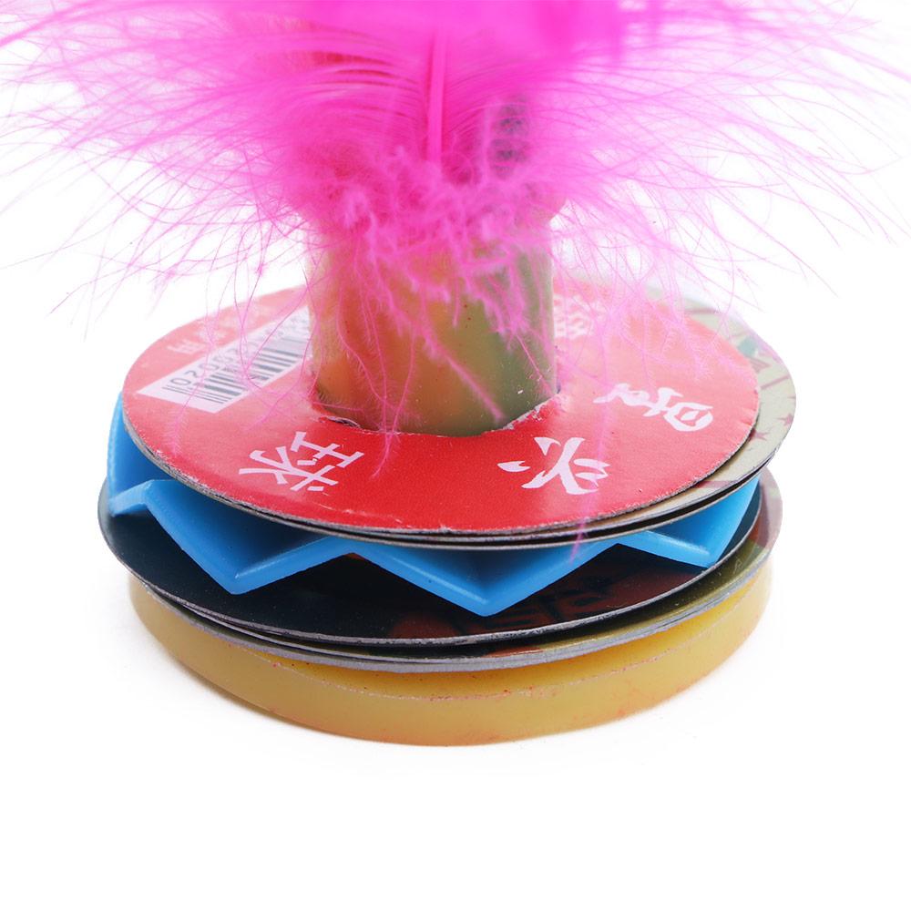 6pcs Outdoor Sports Game Colorful Foot Sports Chinese Jianzi Sport Training Kick Shuttlecock