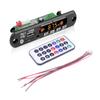 Bluetooth 5.0 12V 18V MP3 WMA Decoder Board Car Audio USB TF FM Radio Module Wireless MP3 Player with Remote Control Car Kit