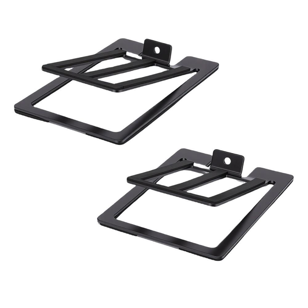 2PCS Anti Vibration Pad Speaker Risers Tilted Aluminum Speaker Stands PC Speaker Stands Home Office