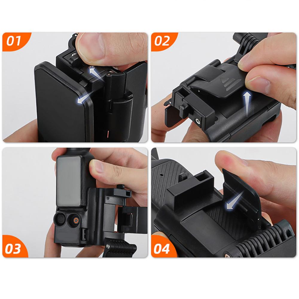 Многофункциональный магнитный кронштейн-крепление-подставка-держатель для камеры DJI Osmo Pocket 3