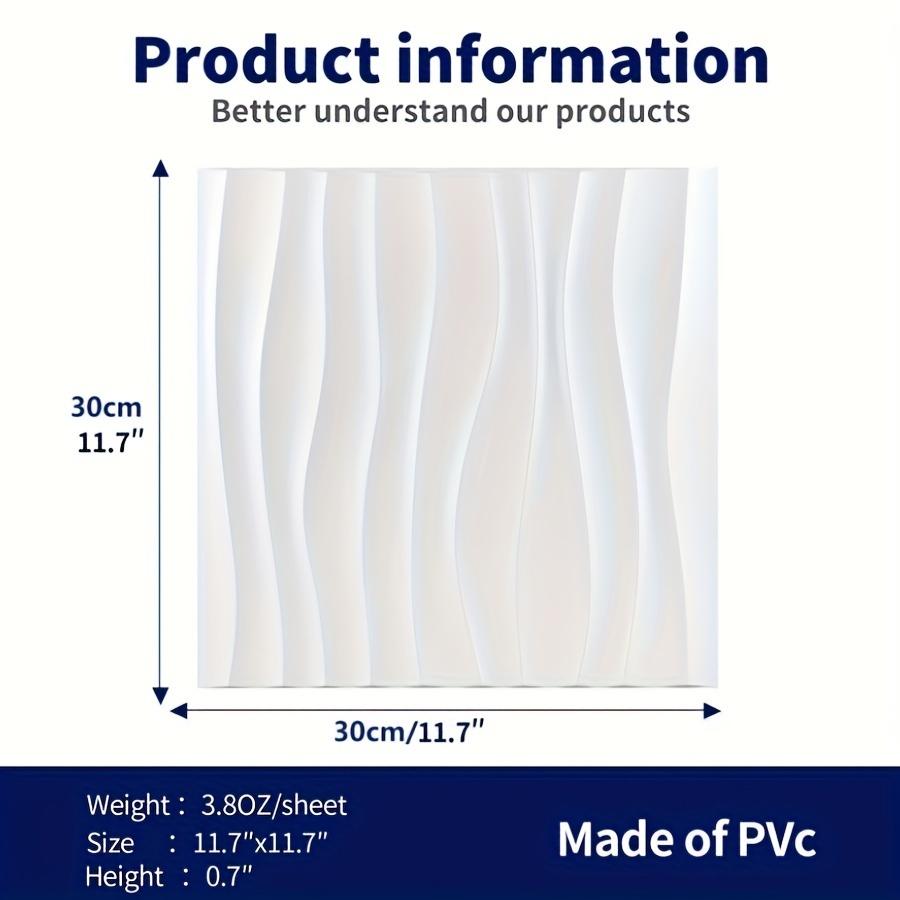12 шт. 30x30 см 3D текстурированные ПВХ стеновые панели водонепроницаемые панели для кухни гостиной ванной комнаты коридора офиса дома общежития декор