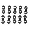 10PCS Bicycle Brake Cable S Clips Buckle Hose Guide Cross Line Clip Handcuff Hub S Buckle