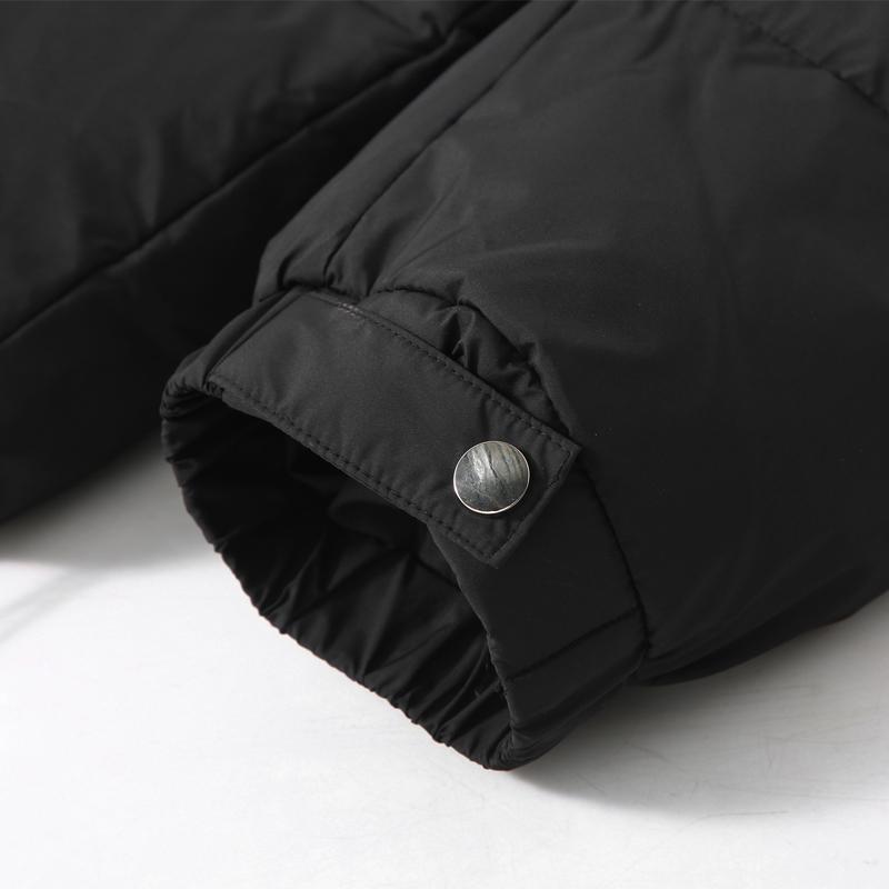 Мода Зима Мужские Пуховики с Капюшоном Водонепроницаемые Повседневные Свободные Толстые Теплые Большого Размера Верхняя Одежда Мужское Пуховое Пальто