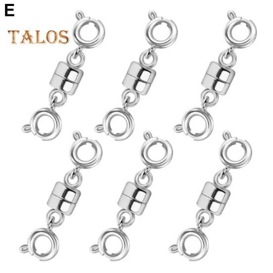 6 шт., магнитная застежка для ожерелья с застежкой-омаром, ювелирные изделия, соединительная пряжка, ожерелья, удлинитель, застежка для браслета, поделки своими руками