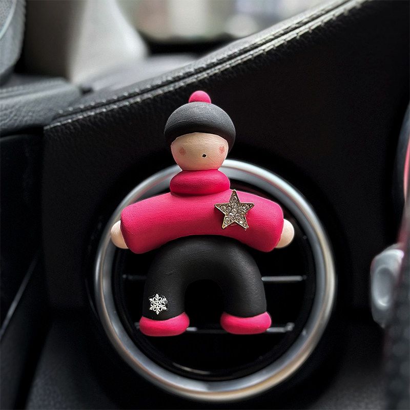 2024 New Arrival Creative Car Aromatherapy Perfume Car Vent Decoration Fragrant Stone Car Interior Decoration Ornament Gift