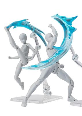 TAMASHII NATIONS Tamashii EFFECT WIND Blue для 150 мм окрашенной готовой фигуры Ver. SHFiguarts приблизительно. ПВХ и АБС