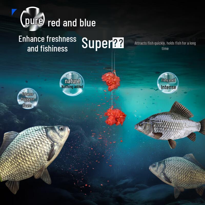 Порошок для корма Weituosen Красный Хвост Зеленая Рыба