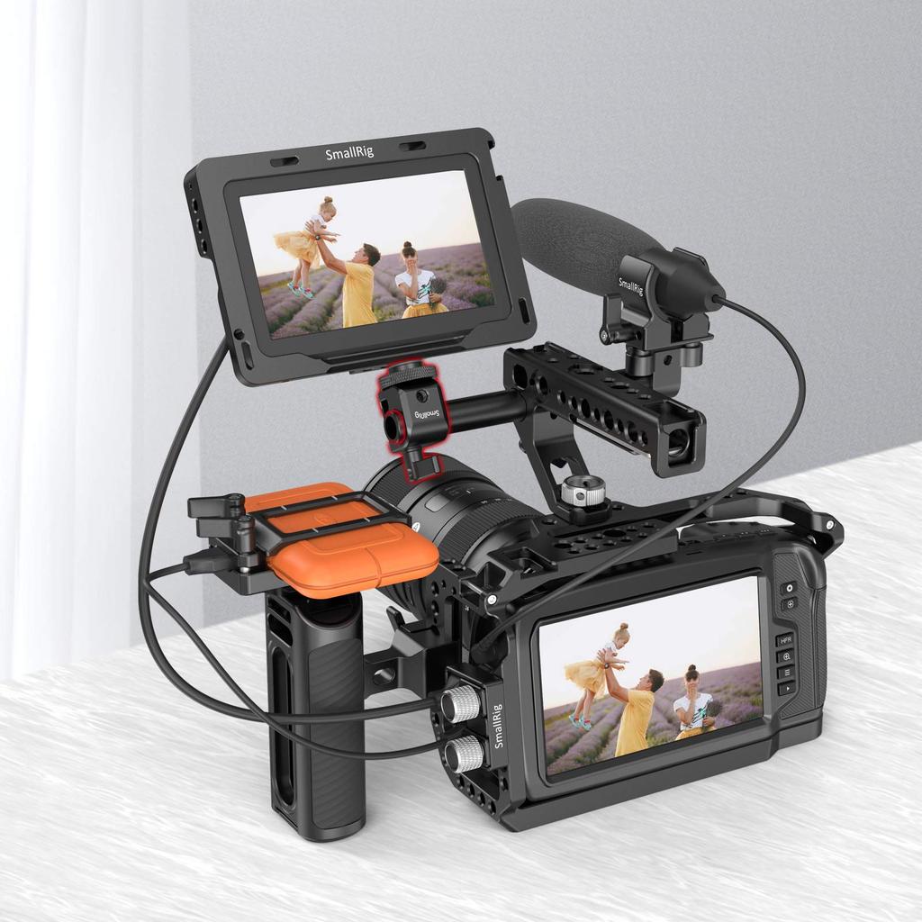 SmallRig 15mm Rod Clamp 15mm Rod Lock Knob Quick Release Rod Mount Photography Accessory-860B [Item]