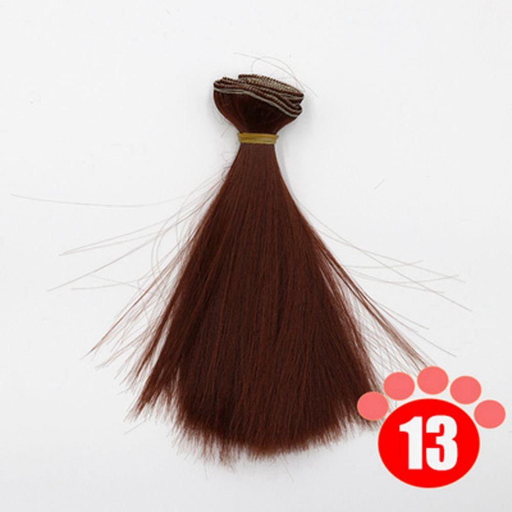 1PC Hot Synthetic Fiber High-temperature Wire DIY Dolls Accessories Doll Wigs Long Straight Wig Hair
