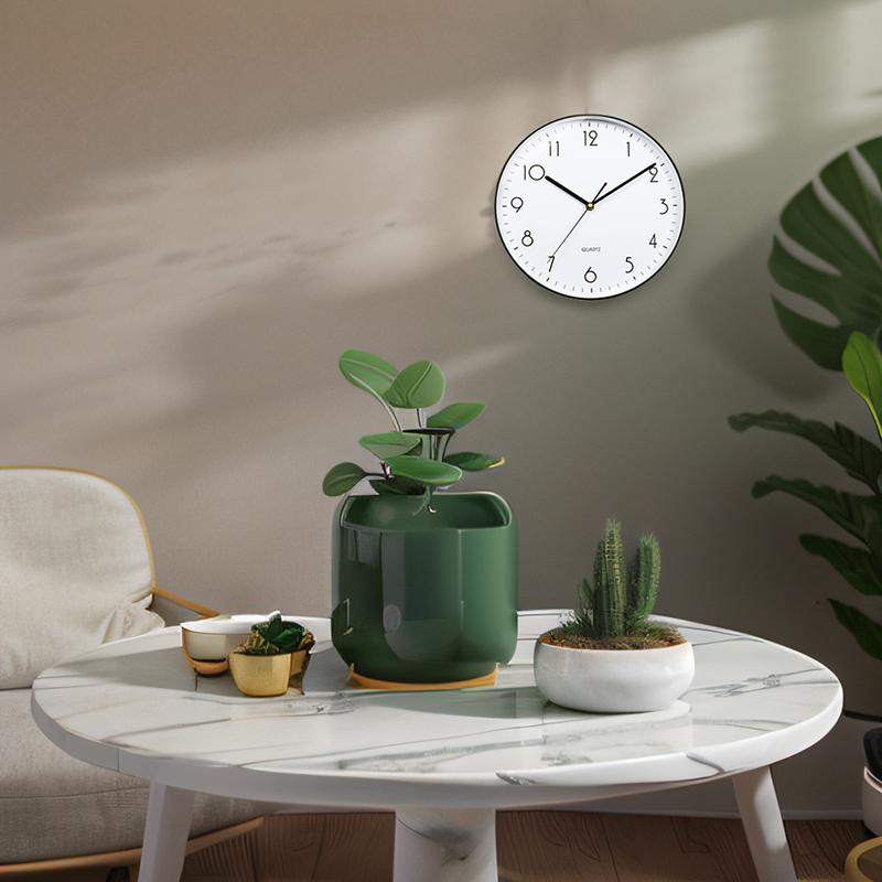 Настенные часы 8 дюймов бесшумные не тикающие настенные часы на батарейках декоративные для дома кухни офиса спальни ванной комнаты Niditon