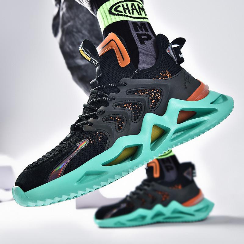 New Men's Shoes Breathable Shoes for Men's Trendy Running Shoes Casual Light Outdoor Sports Dad Shoes for Men