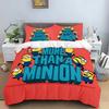 Hot Anime Catoon M-Minions Bedding Set Duvet Cover Pillowcase Bedroom Decoration Full Size Youth Kids Girl Boys Birthday gift