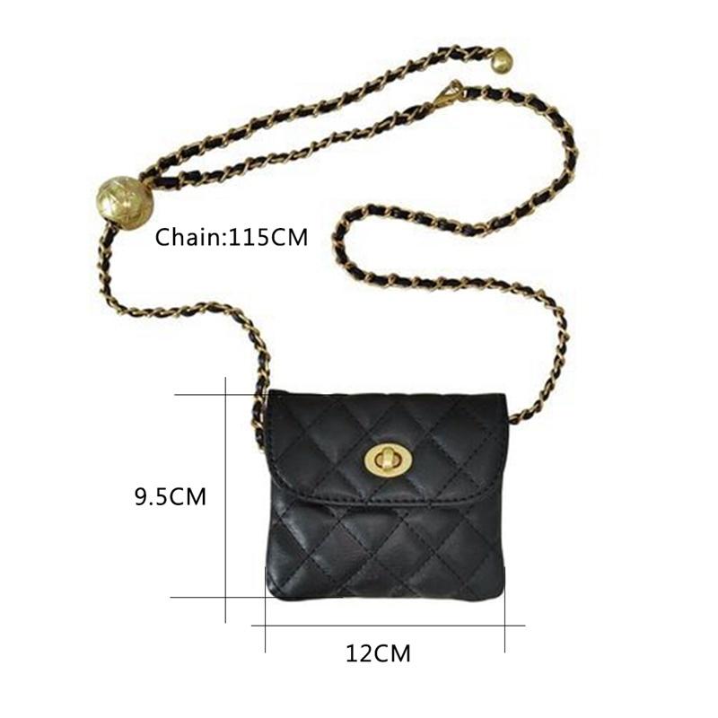 Womens Bag Leather Chain Banana Luxury Brand Waist Bag Chest Bag Womens Fashion Strap Bag New Series