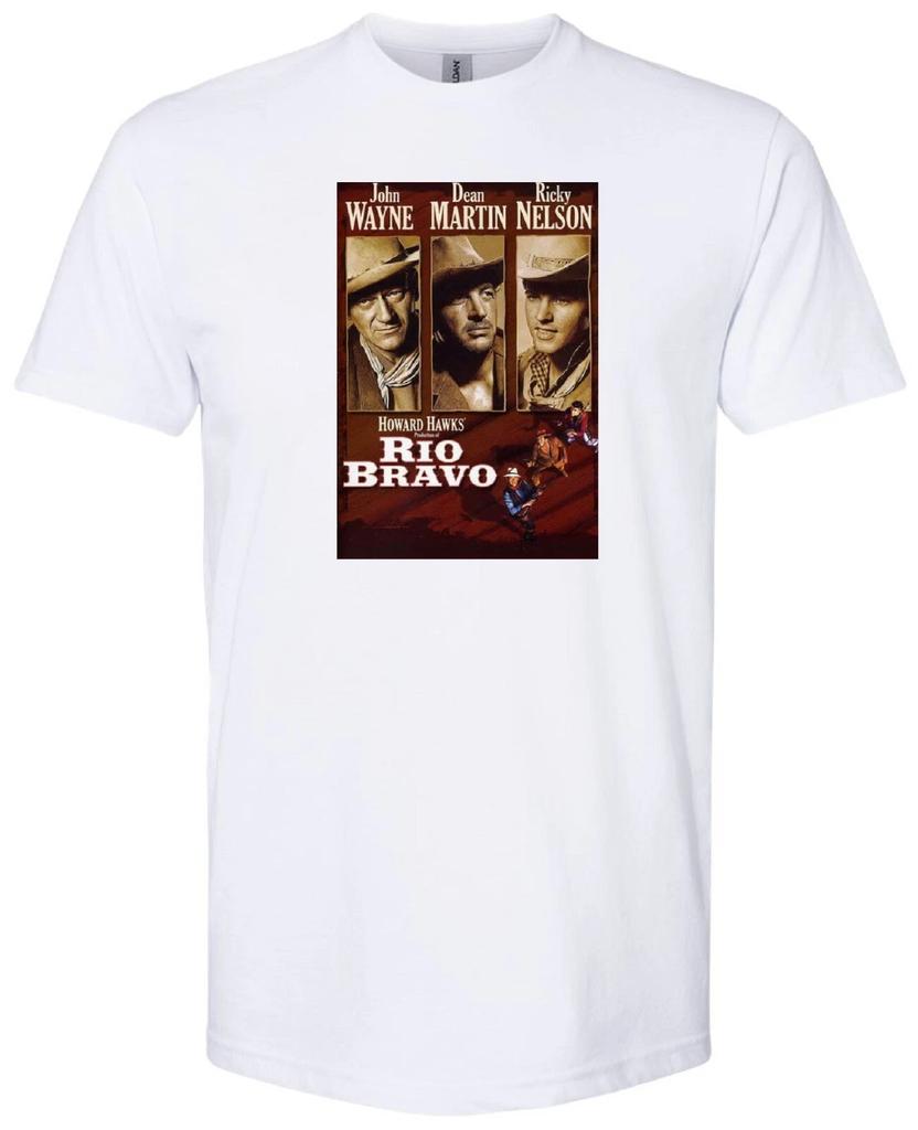 RIO BRAVO 1959 WESTERN MOVIE JOHN WAYNE RICKY NELSON WHITE T-shirt